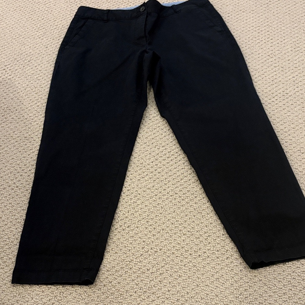 Talbots Women's Black Relaxed Weekend Chinos